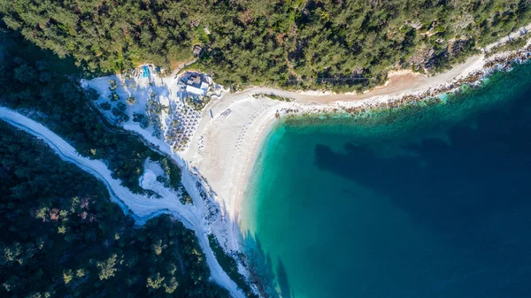 Porto Vathy beach, Thassos island, Grécia — Fotografia de Stock