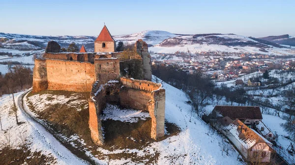 Slimnic fortress. Transylvania, Romania — Stock Photo, Image