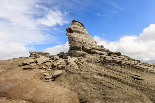 Sphinx rock in Bucegi Mountains Carpathians Romania — Stock Photo, Image