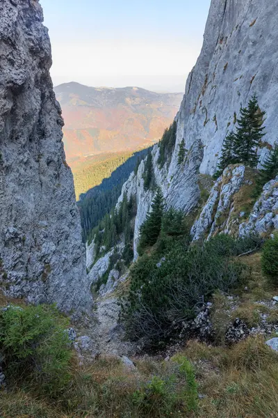 Piatra craiului berg, Rumänien — Stockfoto