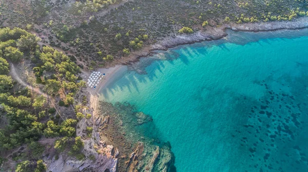 ノトス ビーチ。タソス島、ギリシャ — ストック写真