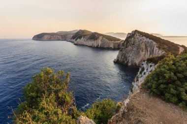 Cape Doukato Sunrise. Lefkada Adası, Yunanistan