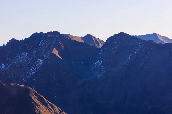 Paisaje Montaña Las Montañas Fagaras Rumania — Foto de Stock