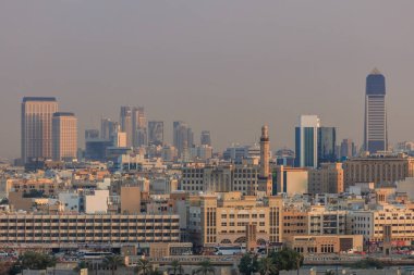 Dubai şehri manzarası. Birleşik Arap Emirlikleri