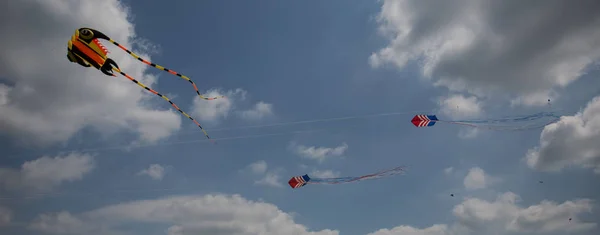 Cometas sobre Belle Isle — Foto de Stock