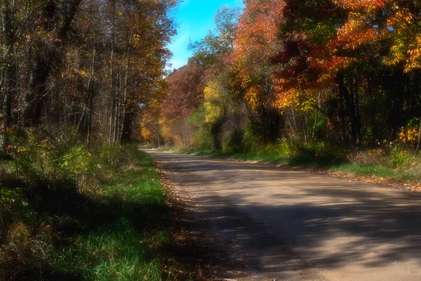Country Road in Fall — Stock Photo, Image