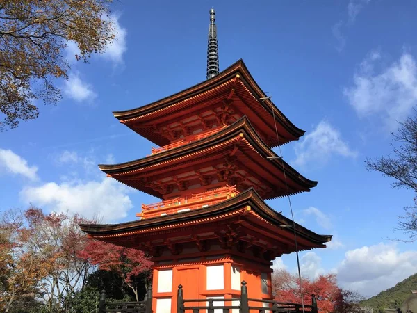 日本京都清水寺宝塔 — 图库照片