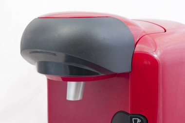 Kırmızı kahve makinesi