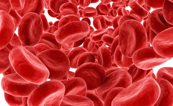 Фон клеток крови, 3D рендеринг — стоковое фото