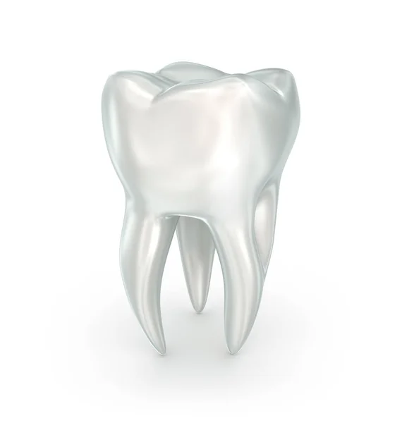 Ząb Białej Powierzchni Ilustracja — Zdjęcie stockowe