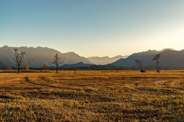 Murnauer Moos gün batımında