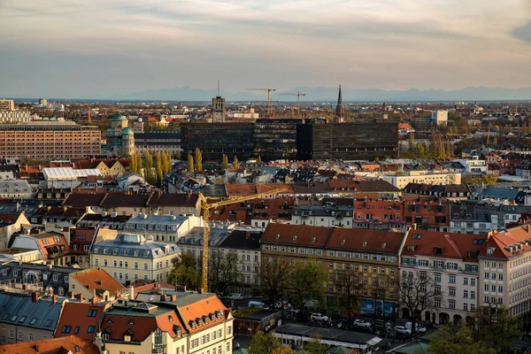 Paisaje urbano de Múnich con vistas a la oficina de patentes — Foto de Stock