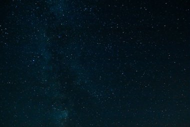 Takımyıldızları ile yıldızlı gece gökyüzü