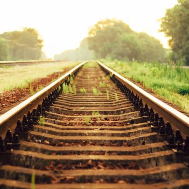 İçinde güzel tren yakın çekim bulanıklık