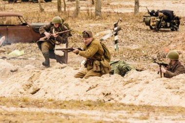 Kızıl Ordu Taarruzu savaşta açıktır. Gomel, Beyaz Rusya