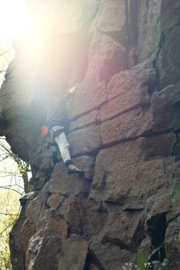 Tırmanışçı en tepeye tırmanır