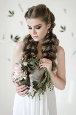 Bir gelin düğün sabahı