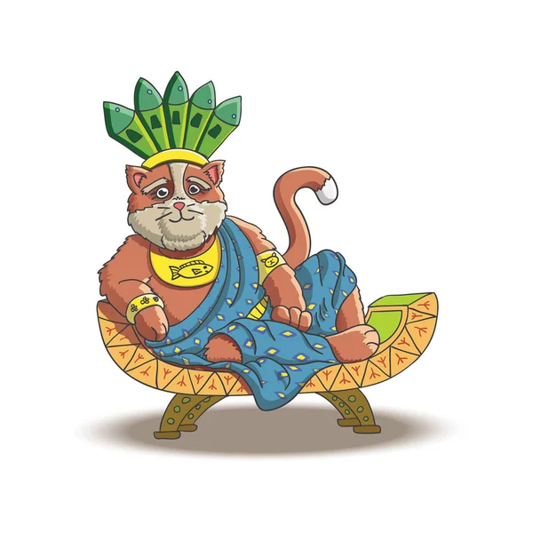 Kot - potężnych Inków — Wektor stockowy