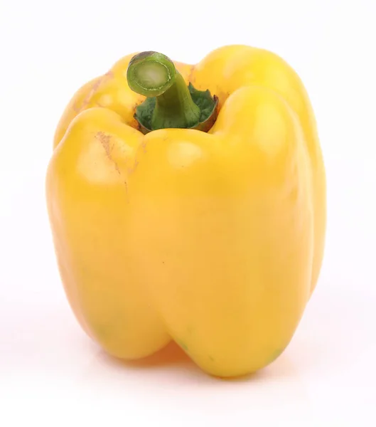 Yellow bell peppers isolated on white background. — Stock Photo, Image