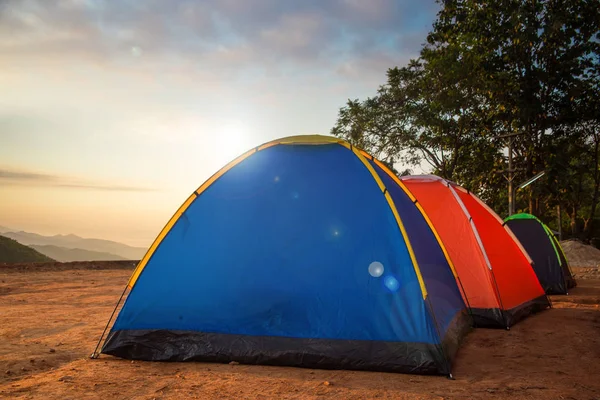 Camping naturaleza montaña fondo . — Foto de Stock