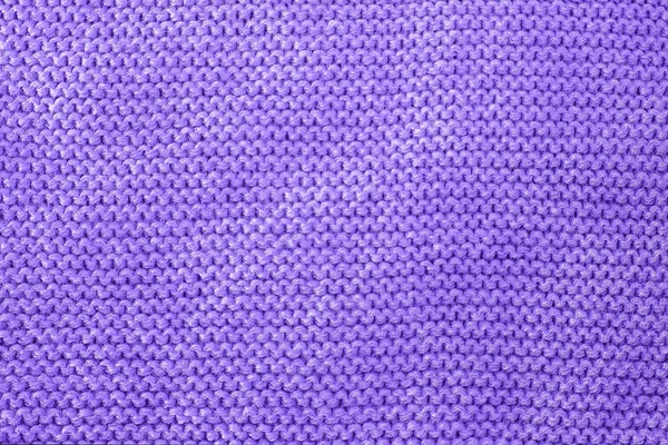 Textura Tricotată Țesăturii Din Lână Violetă Tricotată Model Loc Pentru — Fotografie, imagine de stoc