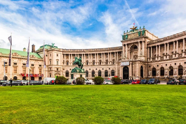 Viena Austria Noviembre 2019 Vista Viena Palacio Imperial Hofburg Con — Foto de Stock
