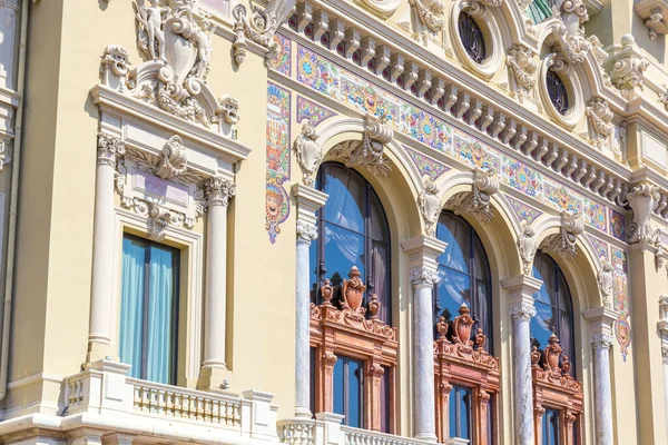 Dekorasyon Unsurları Güzel Monte Carlo Kumarhanesinin Inşasının Bir Parçası Güney — Stok fotoğraf