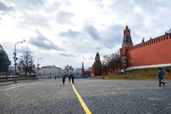 러시아의 모스크바 러시아의 모스크바붉은 도시에 크렘린 — 스톡 사진