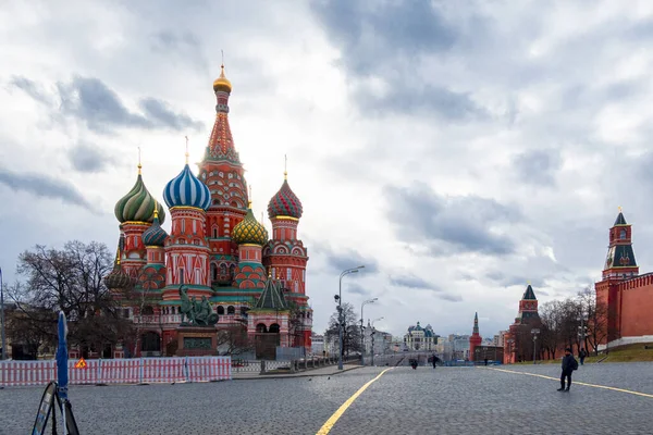 Moscú Rusia Febrero 2020 Kremlin Moscú Con Torre Spassky Catedral — Foto de Stock