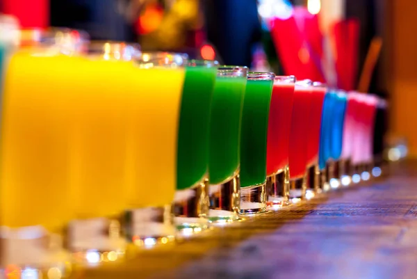 Bir bar kokteyller standı — Stok fotoğraf