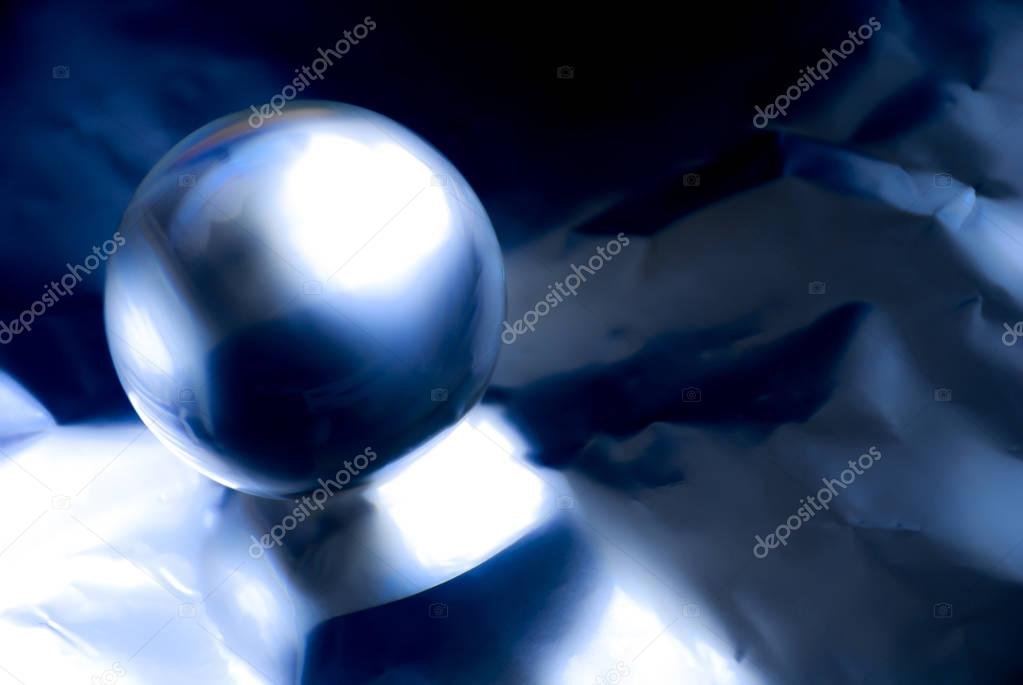 Glass ball abstract