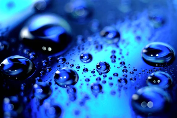 Droplets Water Vivid Colorful Blurry Background Droplets Abstract Colors — Stock Photo, Image