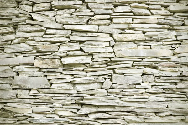 Στρώμα Από Επίπεδες Πέτρες Λίθινη Υφή Τοίχου Επίπεδες Πέτρες Φόντο — Φωτογραφία Αρχείου