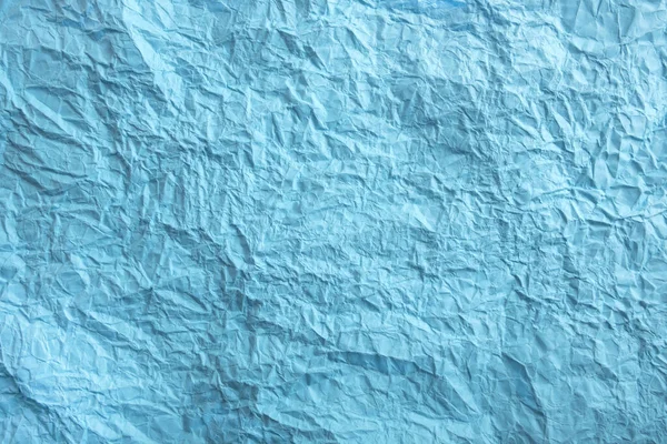 Fondo Papel Arrugado Azul Textura Sin Costura Azul —  Fotos de Stock