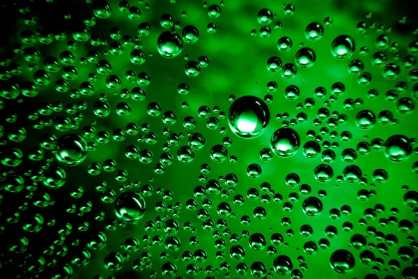 Groene Levendige Achtergrond Met Bubbels Groene Bubbels Achtergrond Kleurrijke Textuur — Stockfoto