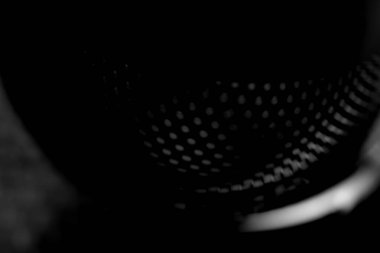 Siyah, pürüzsüz, soyut, bulanık arkaplan. Siyah minimalizm. Siyah soyut arkaplan.