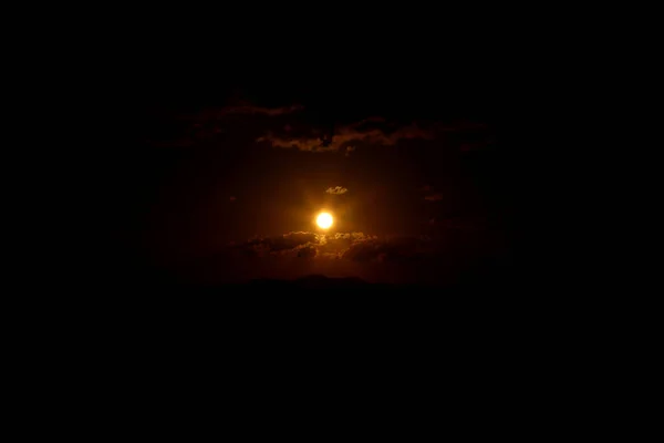 日落染成巴西的地平线 — 图库照片