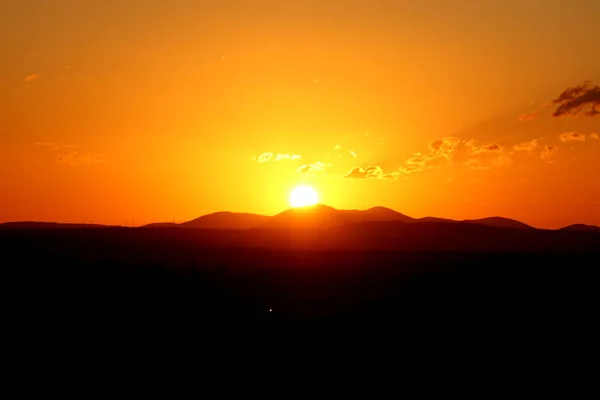 Horizonte colorido por el sol — Foto de Stock