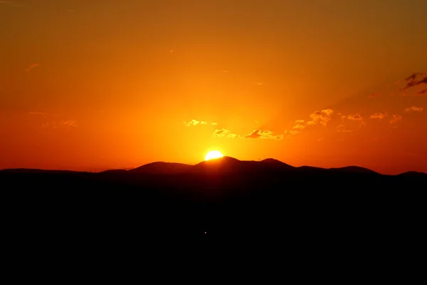 Horizonte colorido por el sol — Foto de Stock