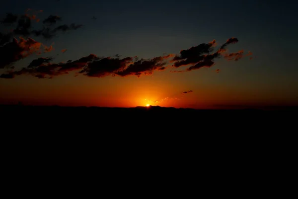 Pôr do sol no nordeste do Brasil — Fotografia de Stock
