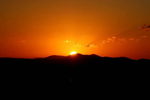 Barevné horizont při západu slunce — Stock fotografie