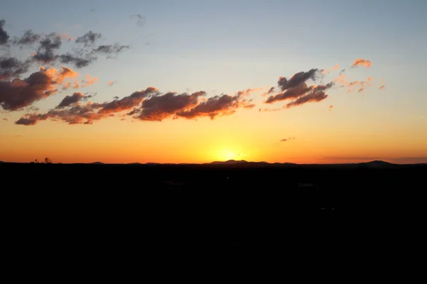 Puesta de sol para colorear el horizonte de Brasil —  Fotos de Stock