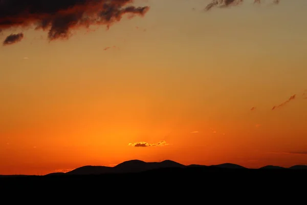 Horizon coloré par coucher de soleil — Photo