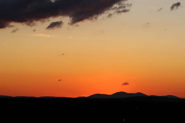 Ciel coloré au coucher du soleil — Photo