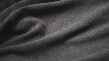 Gri pamuk kumaş. Bir arka planı olarak kullanma.