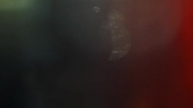 Sıcak tonlar çok renkli ışık sızıntıları. Renkli ışık parlayan.