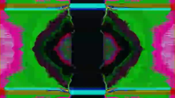 Surreale gradiente iridescente texture luminosa, concettuale anni Novanta umore . — Video Stock