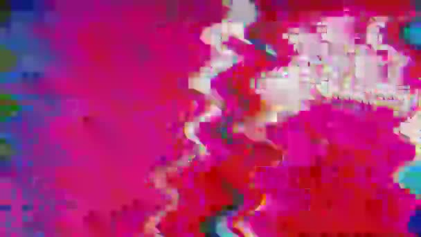 Texture lumineuse néon colorée numérique, esprit futuriste des années 80. Convient à votre émission de télévision . 