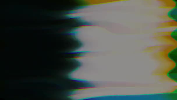 Abstrakte mehrfarbige neonglänzende Textur, fantastisches Neunziger-Jahre-Feeling. — Stockvideo