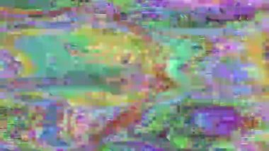 Canlı, dinamik, fütürist, yanardöner video dokusu.